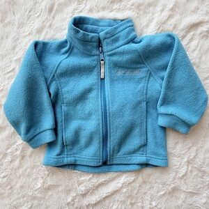 Columbia  Fleece Jacket Toddler Girl 2T TEAL EUC. BG